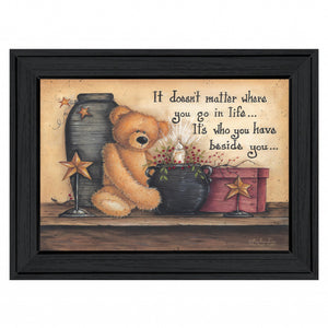 The Simple Truth 1 Black Framed Print Wall Art