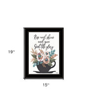 Rise And Shine 6 Black Framed Print Wall Art