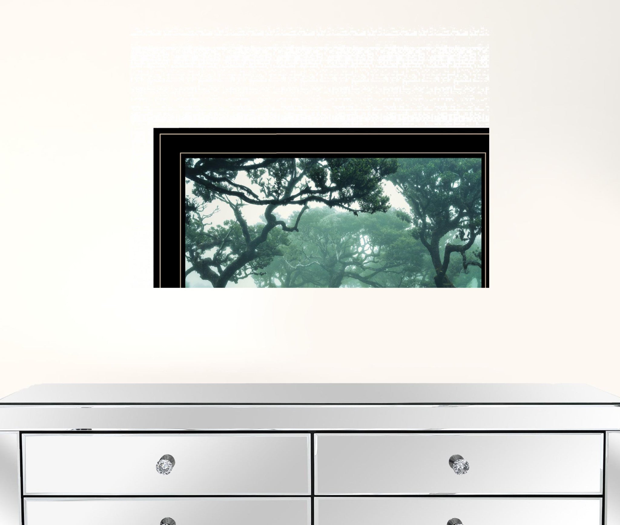 Enchanted Forest II 4 Black Framed Print Wall Art