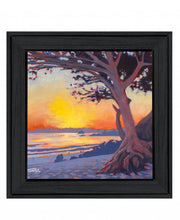Carmel Beach 2 Black Framed Print Wall Art