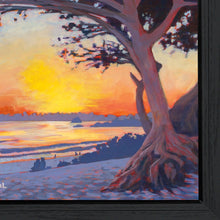 Carmel Beach 2 Black Framed Print Wall Art