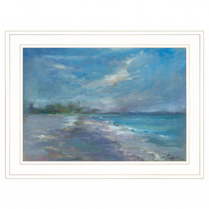 Serenity 3 White Framed Print Wall Art