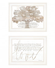 Set Of Two Love In The Moment White Framed Print Wall Art