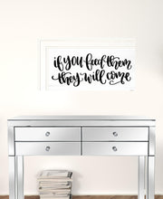 Set Of Two Lets Eat Or Feed Them 1 White Framed Print Wall Art