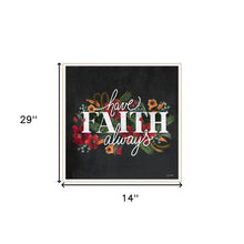 Set Of Two Cherish And Have Faith 3 White Framed Print Wall Art