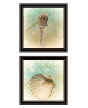Set Of Two The Sea III And Sea IV 1 Black Framed Print Wall Art