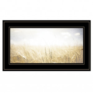 Fields Of Gold 2 Black Framed Print Wall Art