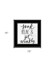 Lets Get Wrinkly 2 Black Framed Print Wall Art