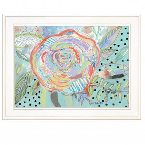 Bloom For Yourself 1 White Framed Print Wall Art