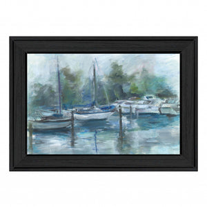 Lagoon 2 Black Framed Print Wall Art