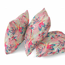 18 英寸紅金熱帶絨面革抱枕