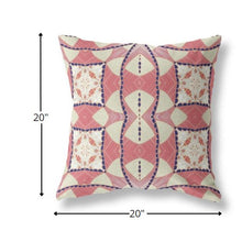 18 英寸紅白色宇宙圈波西米亞絨面革抱枕