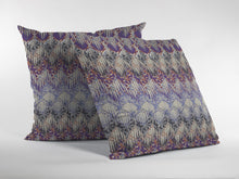 Cojín decorativo de gamuza con escotilla color crema magenta de 16