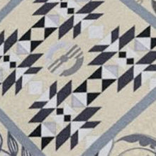 18” Cream Gray Patch Suede Zippered Throw Pillow