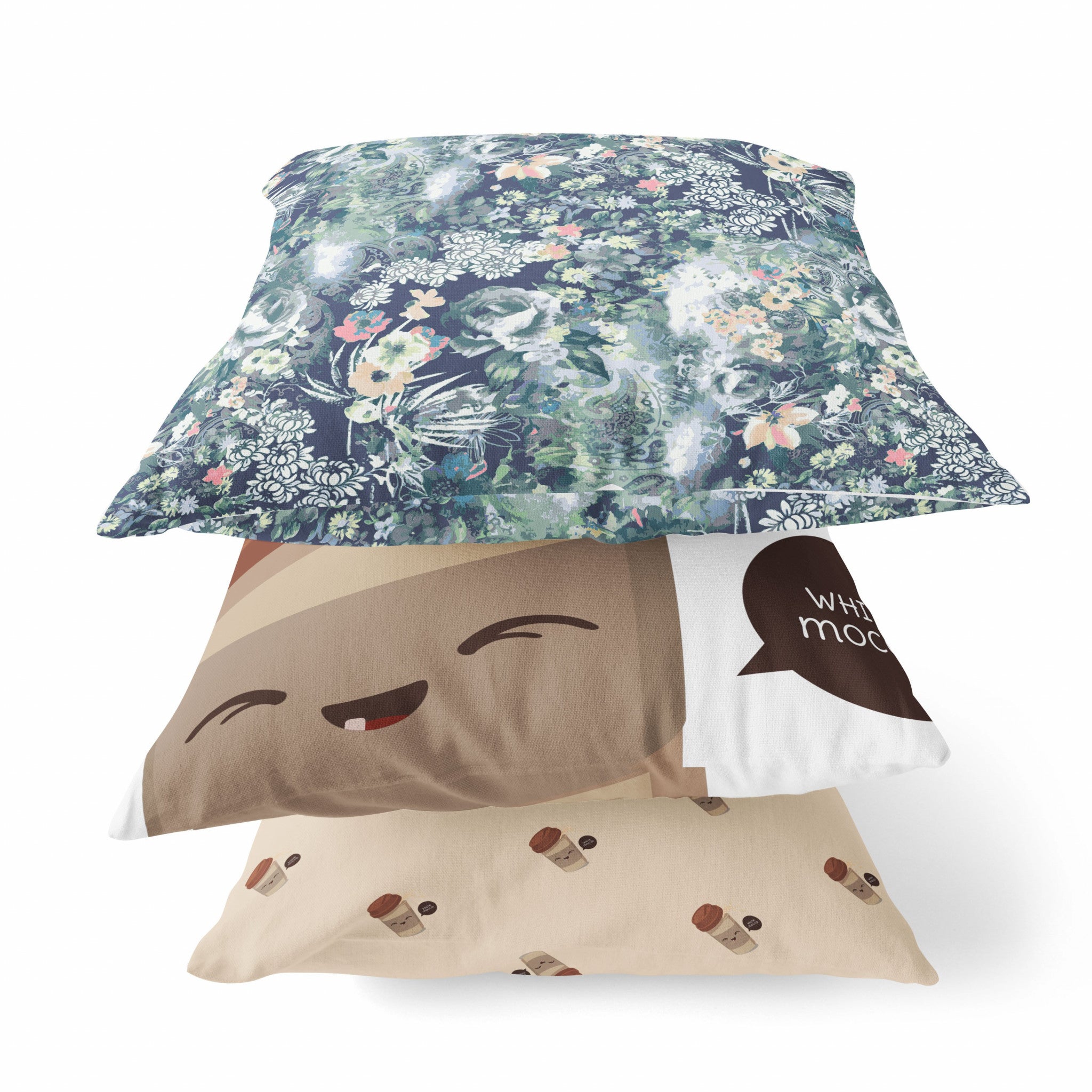 Cojín de gamuza gris índigo primavera con cremallera de 16"