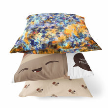 Cojín de gamuza con cremallera naranja índigo primavera de 16