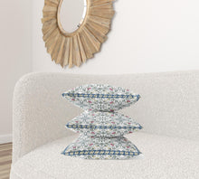 18” Pink Sage Paisley Zippered Suede Throw Pillow