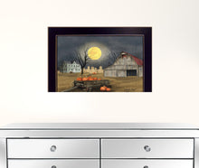 Harvest Moon 2 Black Framed Print Wall Art