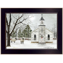 I Heard The Bells On Christmas 5 Black Framed Print Wall Art