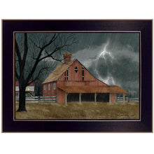 Dark And Stormy Night 1 Black Framed Print Wall Art