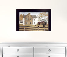 Autumn Afternoon Black Framed Print Wall Art