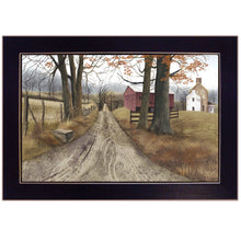 The Road Home 4 Black Framed Print Wall Art