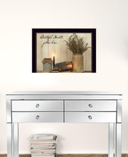 Grateful Hearts 3 Black Framed Print Wall Art