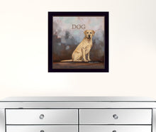 Dakota The Dog Black Framed Print Wall Art