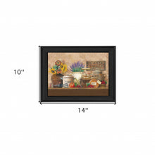 Antique Kitchen Black Framed Print Wall Art