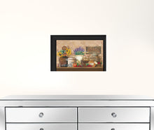 Antique Kitchen Black Framed Print Wall Art