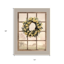 Country Gazing 1 Gray Framed Print Wall Art