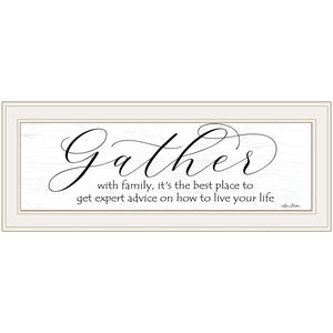 Expert Advice 1 White Framed Print Wall Art