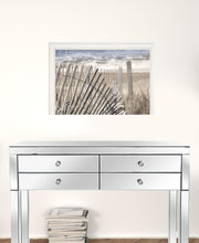 On The Coastline 1 White Framed Print Wall Art