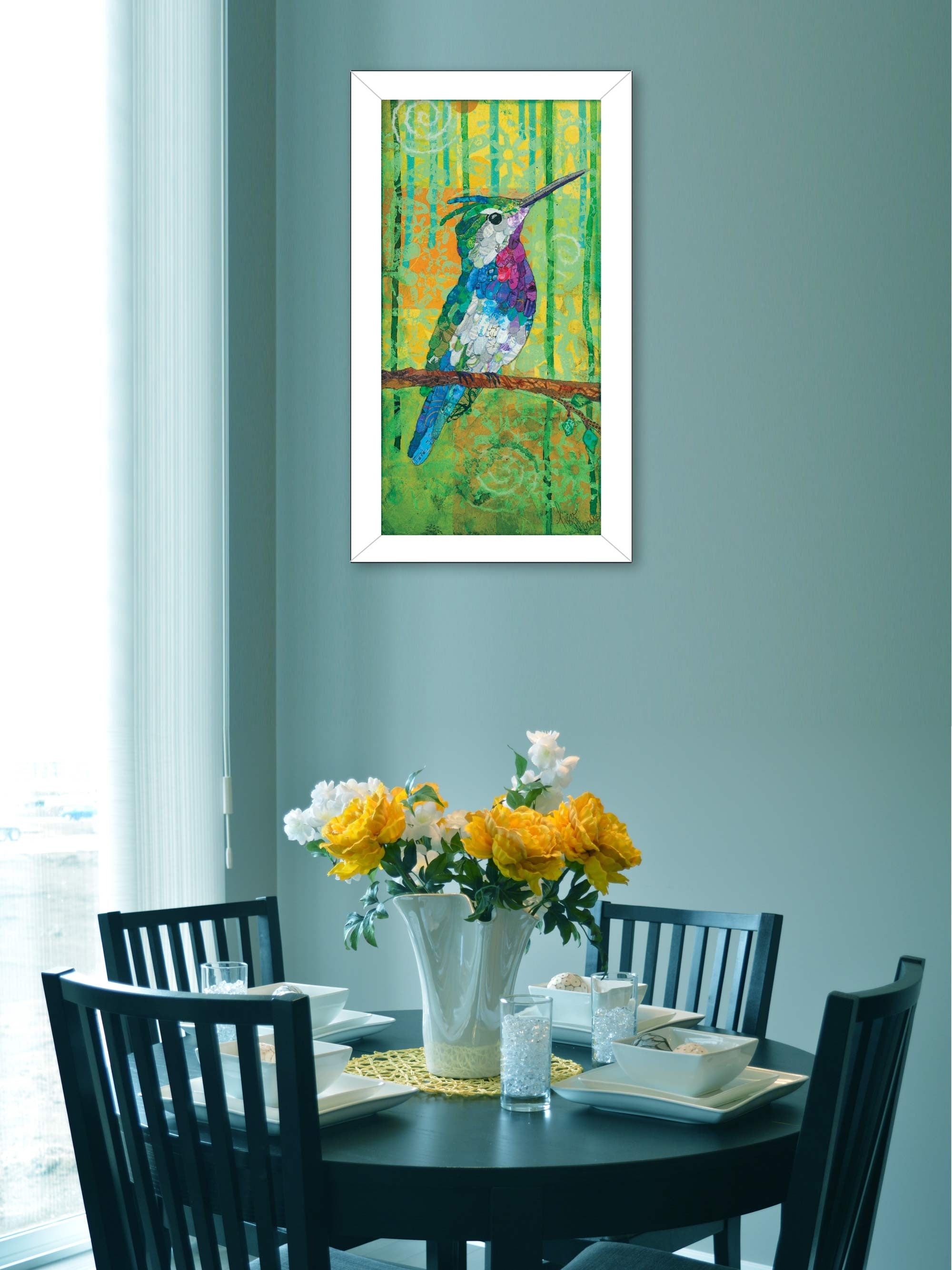 Plovercrest White Framed Print Wall Art