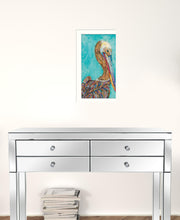 Pelican I White Framed Print Wall Art