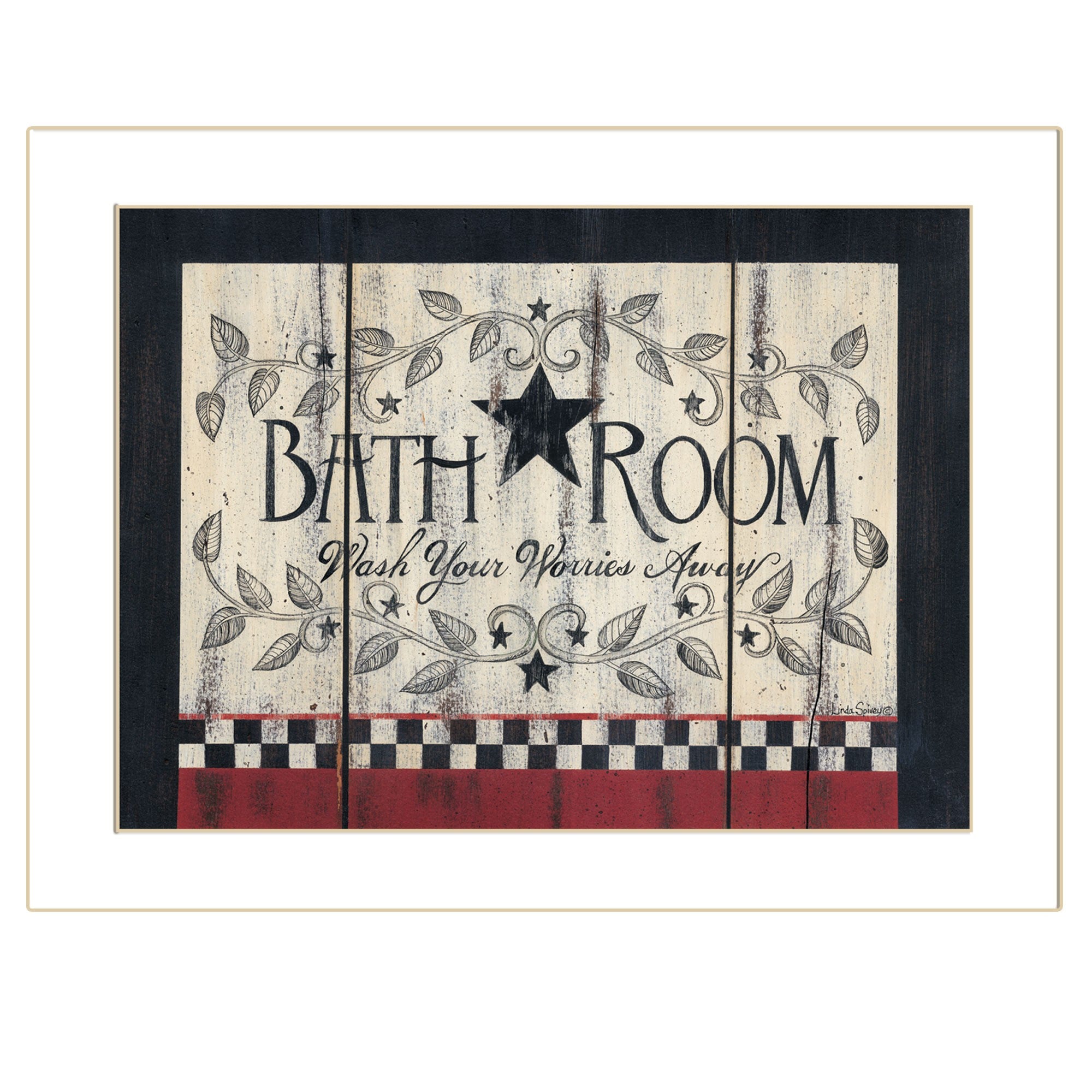 Bathroom 7 White Framed Print Wall Art