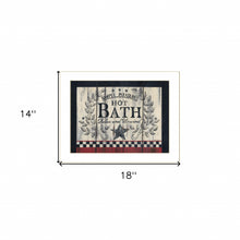 Hot Bath 11 White Framed Print Wall Art