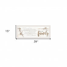 We Are Family White Framed Print Wall Art