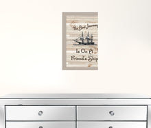 Friendship Journey Gray Framed Print Wall Art