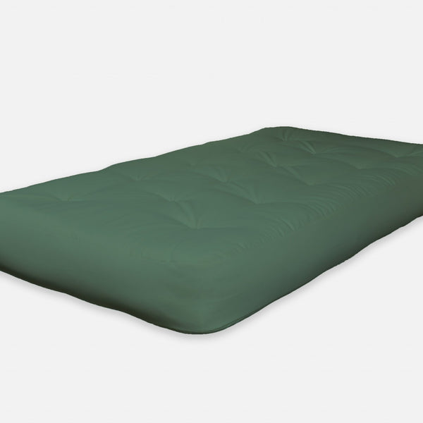 8" Green Double Poly Twin Futon Mattress