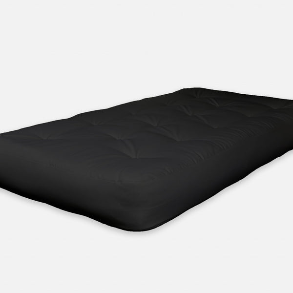 Black Double Foam Twin Futon Mattress 8"