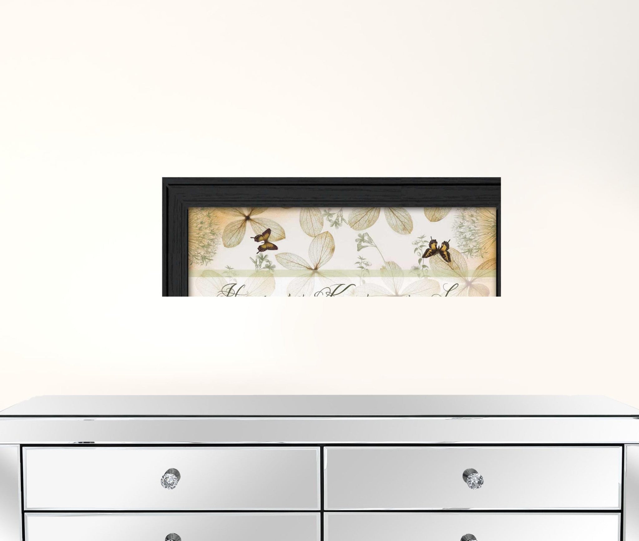 Plant Kindness Black Framed Print Wall Art