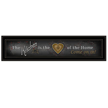 Chalkboard Kitchen 2 Black Framed Print Wall Art