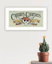 Captains Quarters 1 White Framed Print Wall Art
