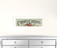 Captains Quarters 1 White Framed Print Wall Art