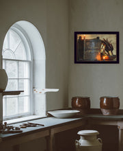 Indian Corn 1 Black Framed Print Wall Art