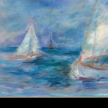 Ghost Ship 1 Black Framed Print Wall Art