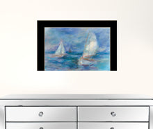 Ghost Ship 1 Black Framed Print Wall Art