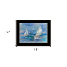 Ghost Ship 1 Black Framed Print Wall Art