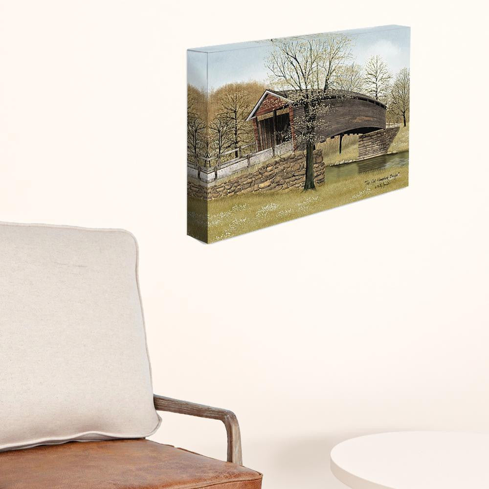 The Old Humpback Bridge Wrapped Canvas Print Wall Art